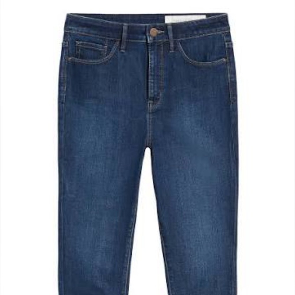 Treasure & Bond Women's Skinny Jeans - Dark Blue